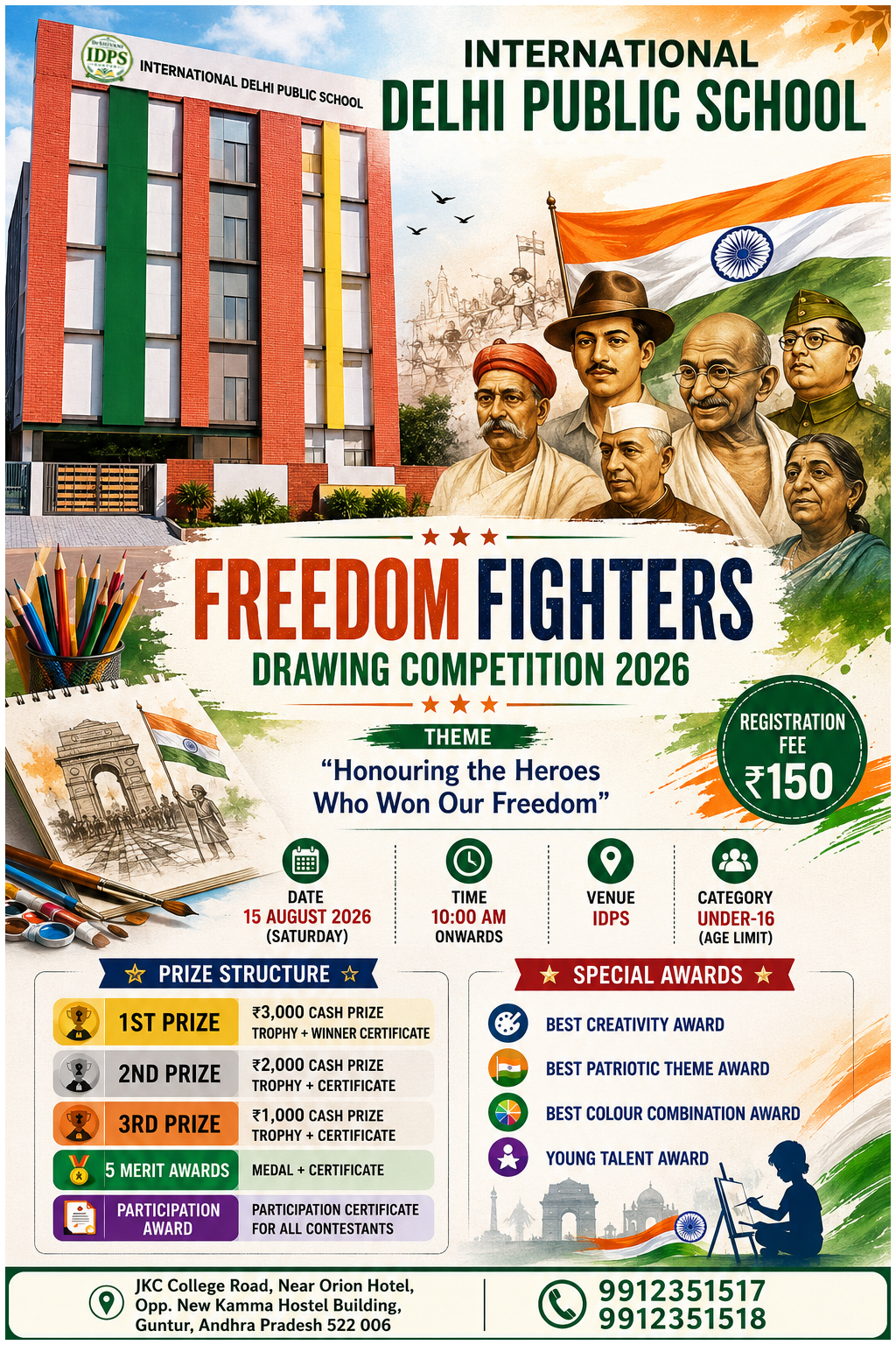 Freedom Fighters Drawing Competition 2026